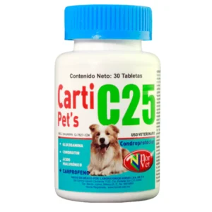 Carti-Pet´s C25 Frasco 30 tabs.