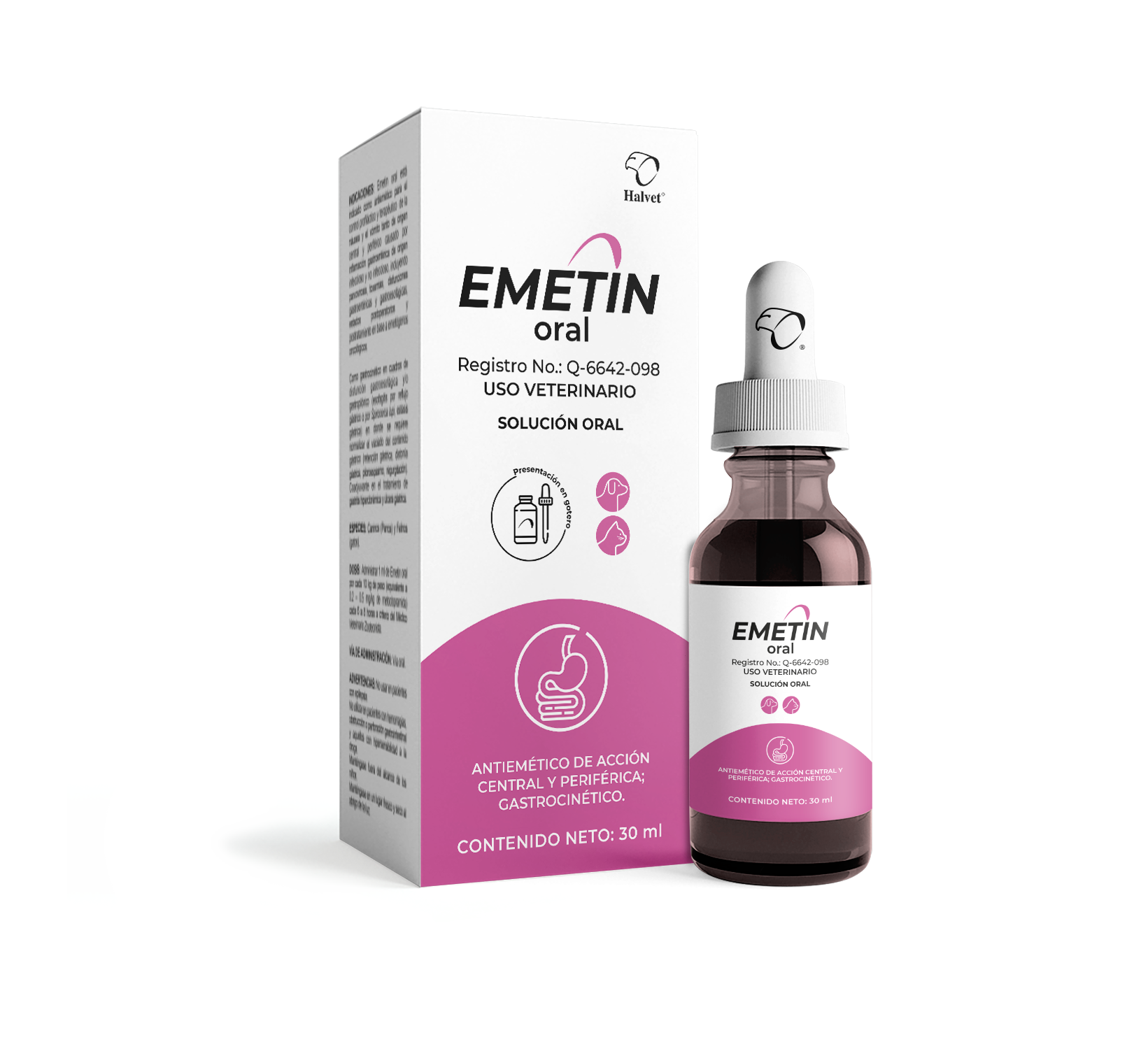 Emetin Oral Gotero 30 ml.
