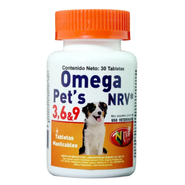 Omega Pet´s NRV 3, 6 & 9 30 tabs.