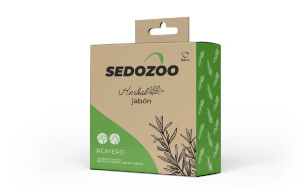 Sedozoo Jabón Herbal de Romero 80 grs.